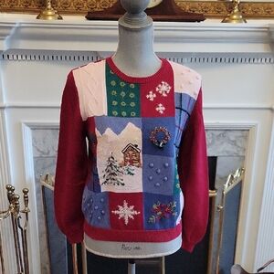 Vtg Alfred Dunner Christmas Sweater
